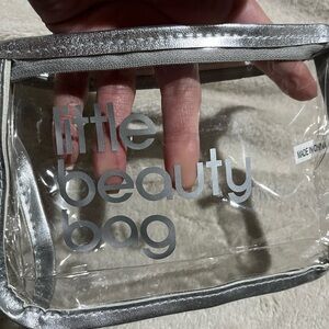Little Beauty Bag Silver Transparent Women's Bag